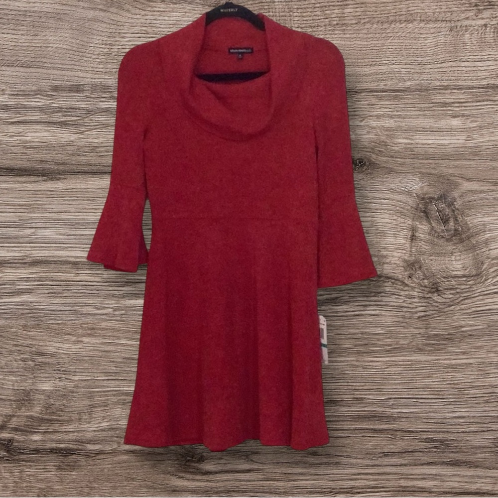 Sequin Heart Bell Sleeve Blouse
